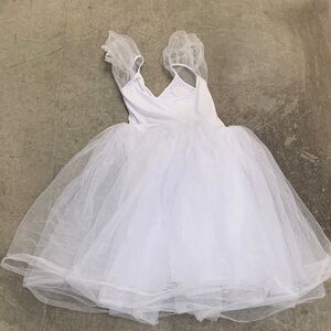 Super puffy White Fairy Princess Costume princess ballerina